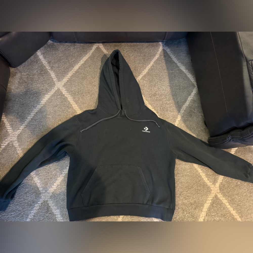 Converse green sweatshirt.